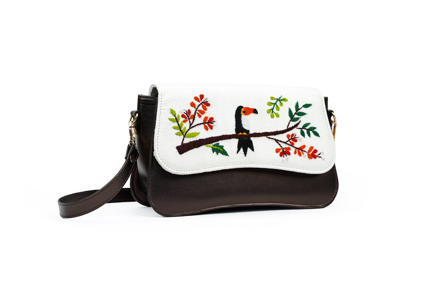 Detachable Embroidered Cover Bag for Women